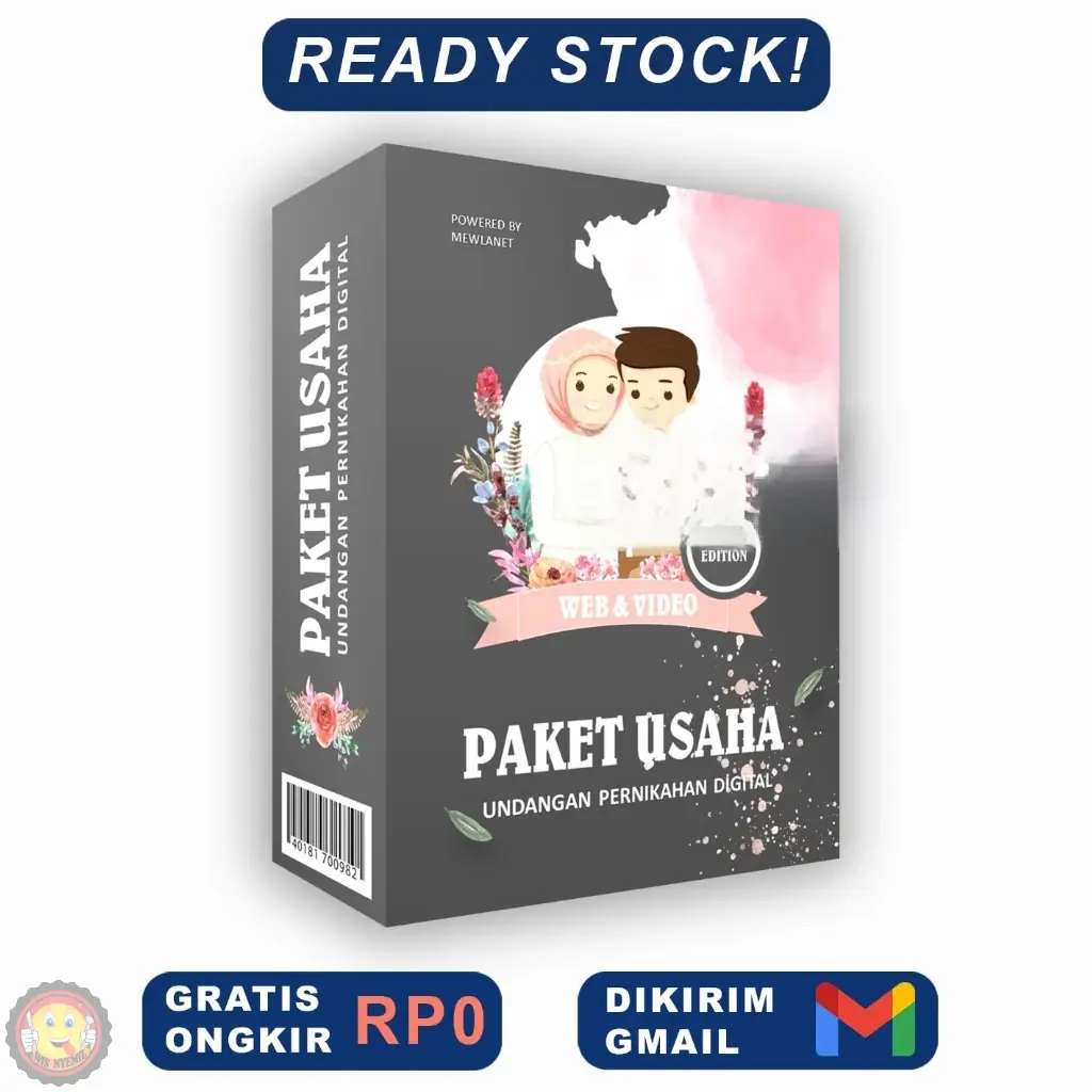 Paket Usaha Undangan Digital - Template Undangan Pernikahan Digital